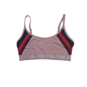Pink Victoria’s Secret Pink Striped Sports Bra Size XS